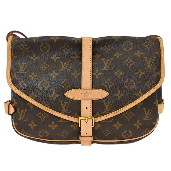 Louis Vuitton Monogram Saumur 30 Messenger Shoulder Bag M42256 MB2153 115801 - Picture 1 of 9
